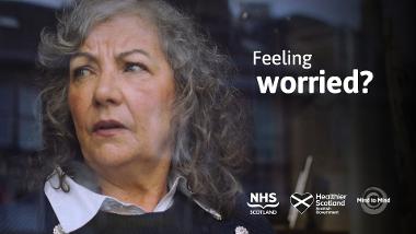 Feeling Worried? NHS Scotland banner