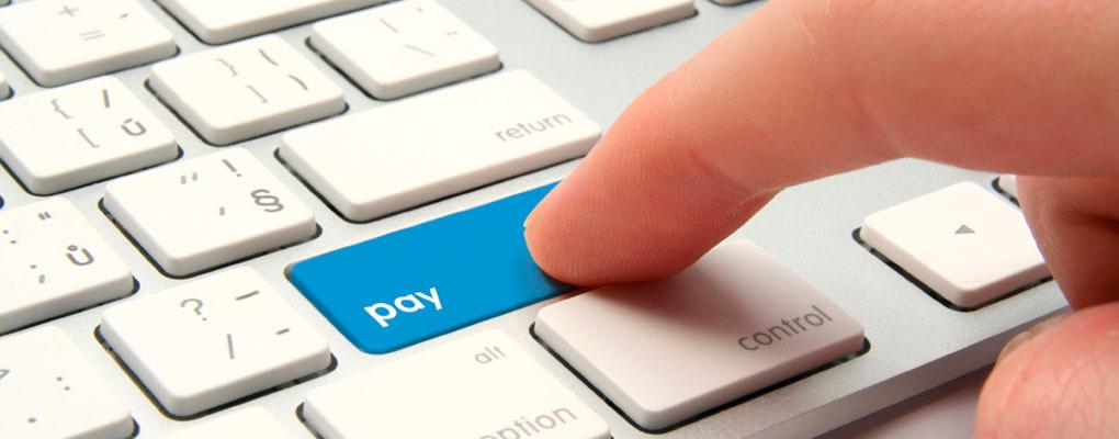 Image of person making payment