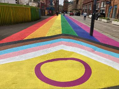 New murals mark Pride march and Merchant City Festival