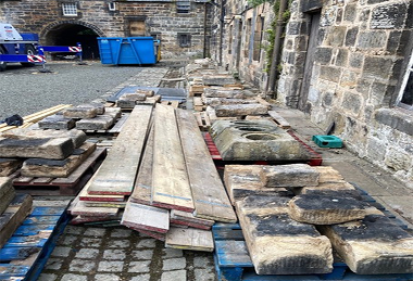 Stones on Pallets