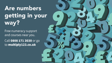 Free numeracy support banner