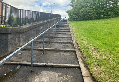 Elmvale Street Stairs After