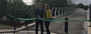 Polmadie Footbridge opening 2018