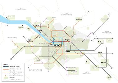 Clyde Metro map